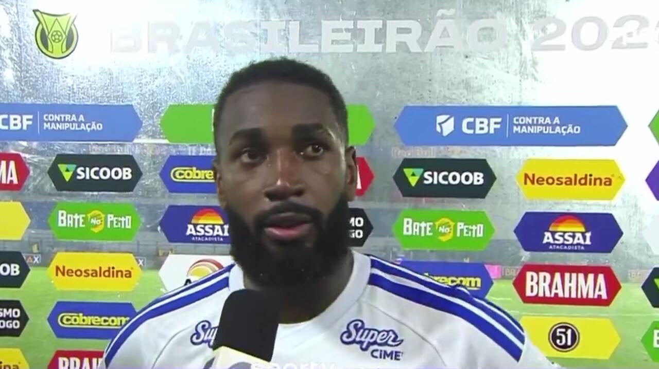 Gerson pede desculpas à torcida após derrota do Cruzeiro para o Bragantino e cobra reação imediata