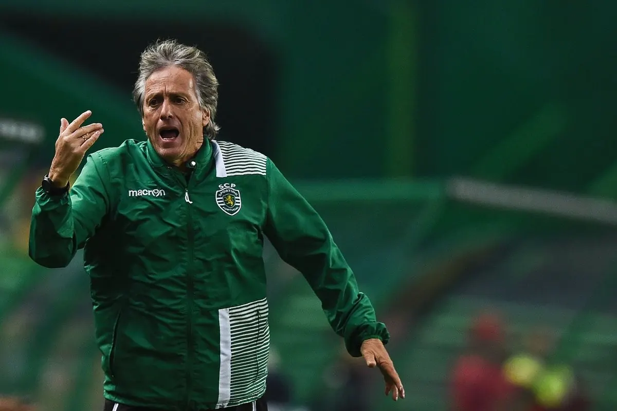 Jorge Jesus, técnico da seleção de Portugal, durante entrevista coletiva